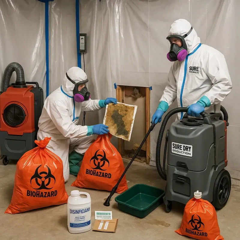 Contaminated Water Handling Protocols process in New Waverly, TX