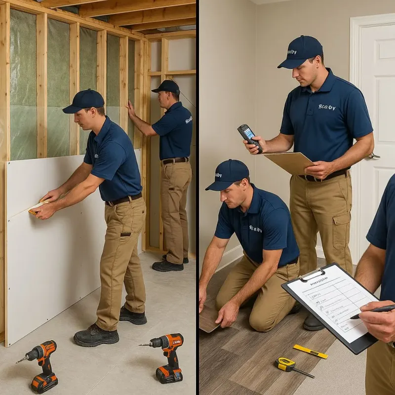 Repairs and Reconstruction process in New Waverly, TX