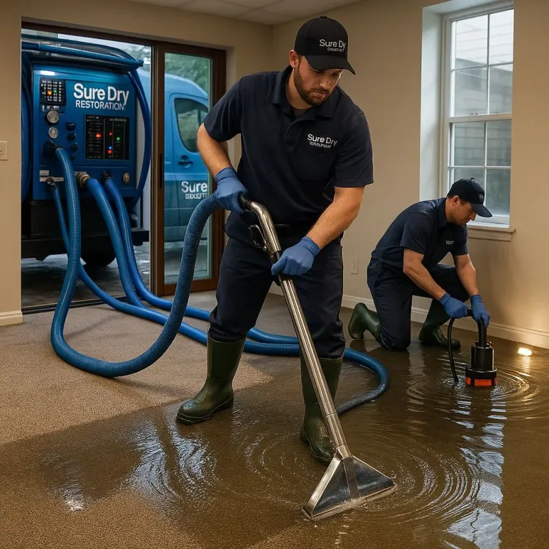 Water Extraction and Removal process in New Waverly, TX